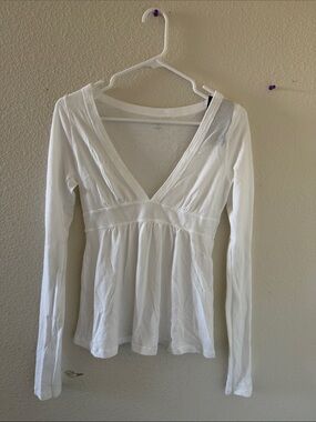 Brandy melville white Imogen top